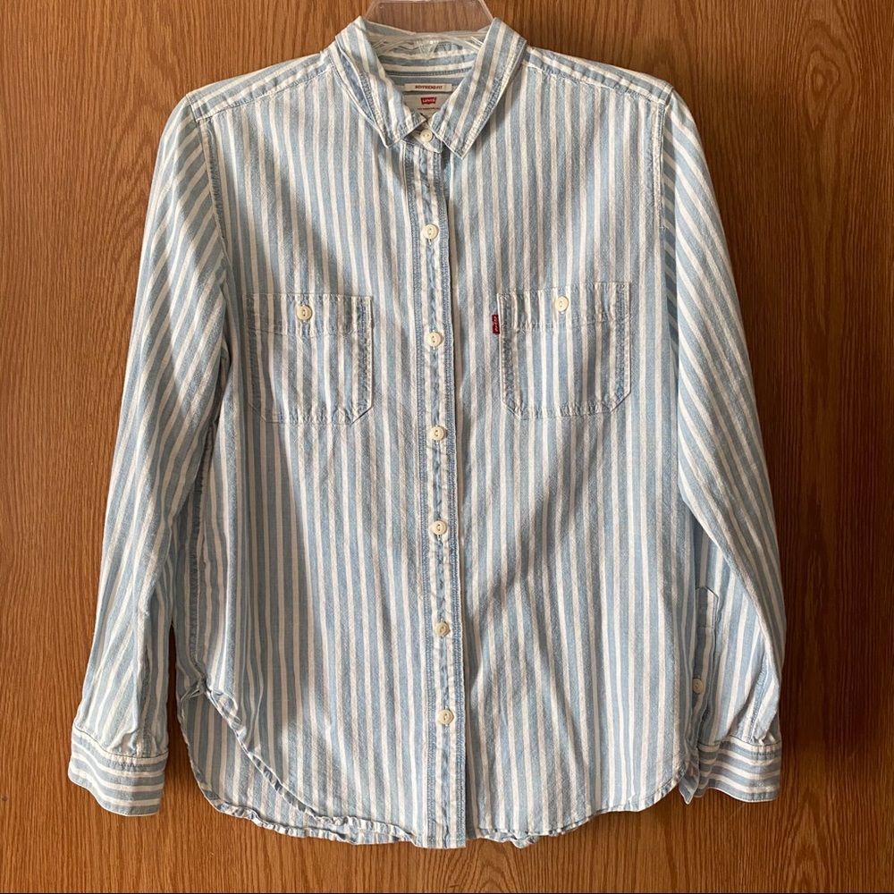 Levi's Pinstripe Button Down